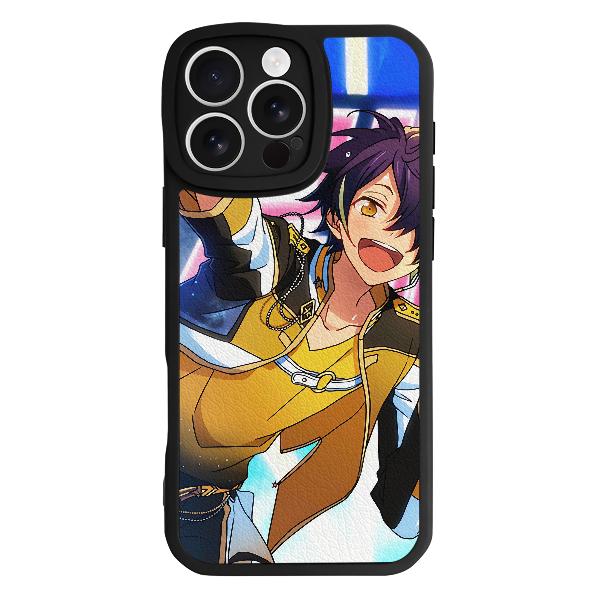 （画像用） あんさんぶるスターズ! Ensemble Stars 【iPhone 16シリーズ対応】シリコンスマホケース（レザー調） 材質：シリコン